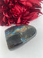 Polished Labradorite Free Form 232Grams featuring blue flash and iridescent shimmer - Luna Panther