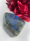 Polished Copy Of Labradorite Free Form 248Grams featuring blue flash and iridescent shimmer - Luna Panther