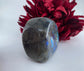 Polished Labradorite Free Form 338Grams featuring blue flash and iridescent shimmer - Luna Panther