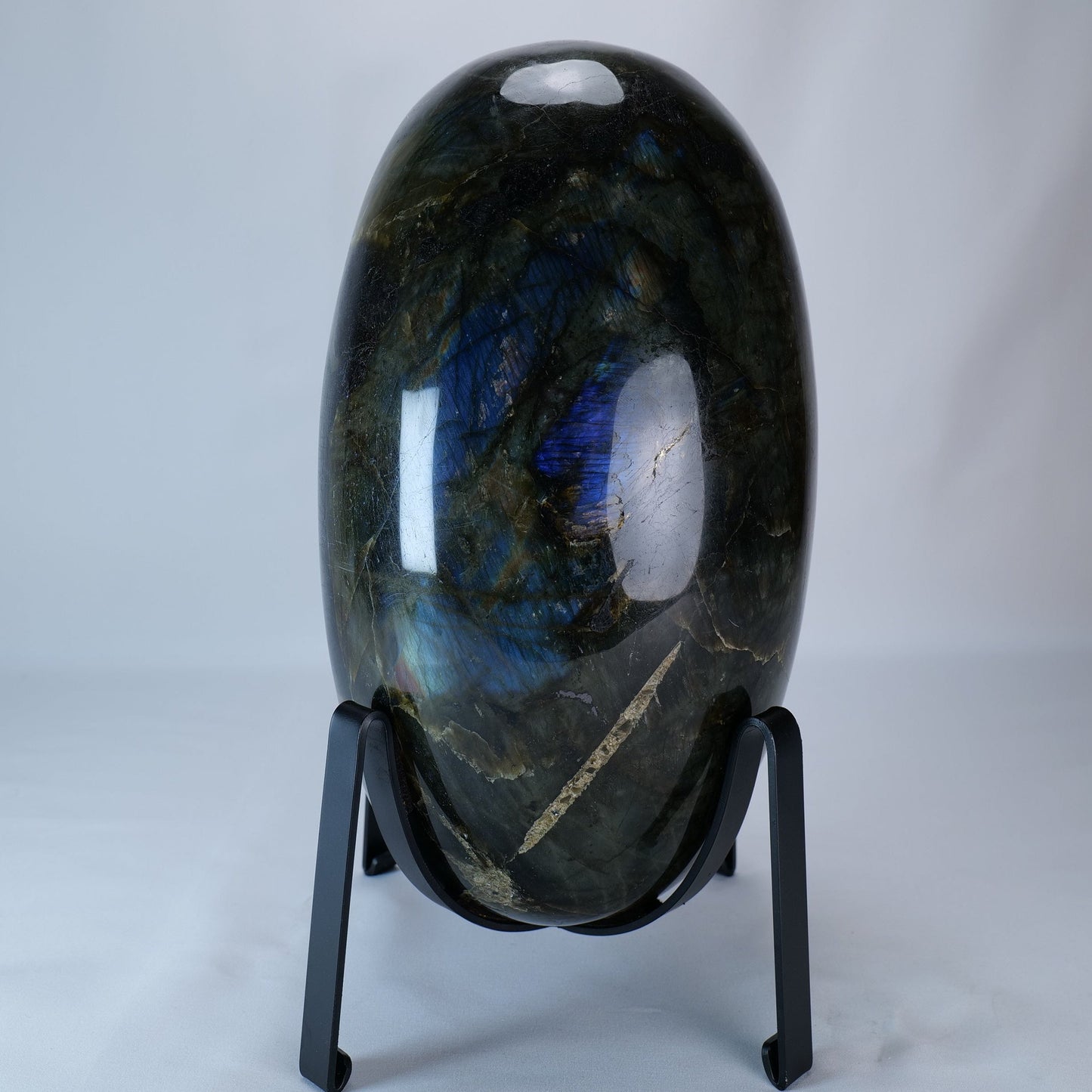 Labradorite Lingam 15.6kg – Collector’s Statement Piece - Luna Panther