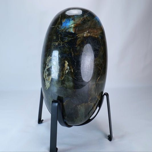 Labradorite Lingam 15.6kg – Collector’s Statement Piece - Luna Panther