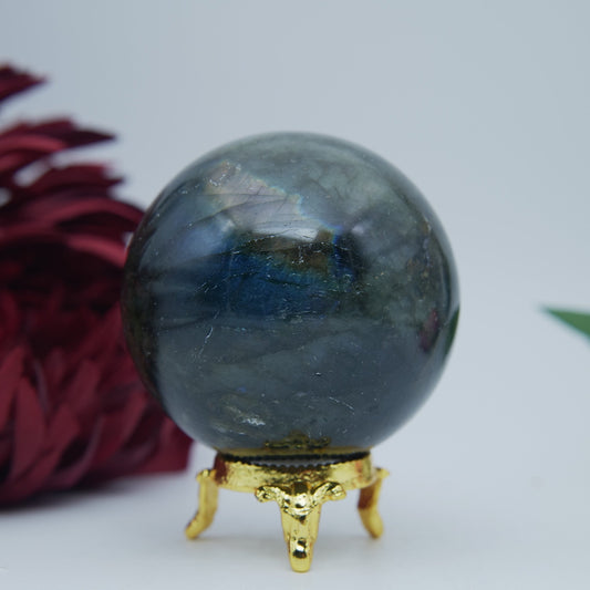 Labradorite Sphere 419g - Luna Panther