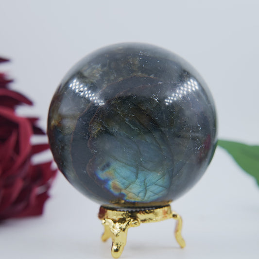 Labradorite Sphere 566g - Luna Panther