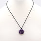 Laced Gemstone Hexagon Pendant - Lepidolite - Luna Panther