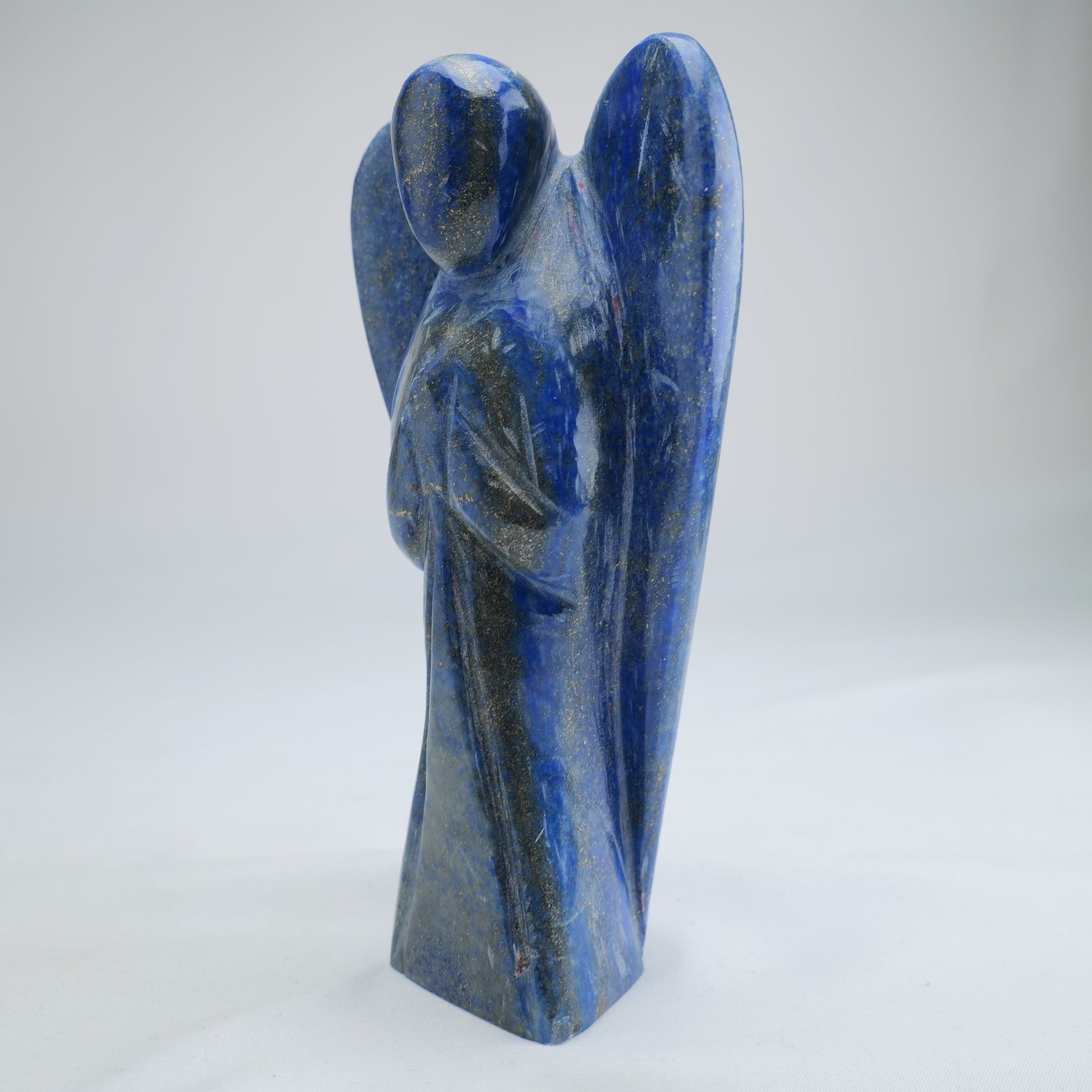 Lapis Lazuli Angel Carving 669g - Luna Panther