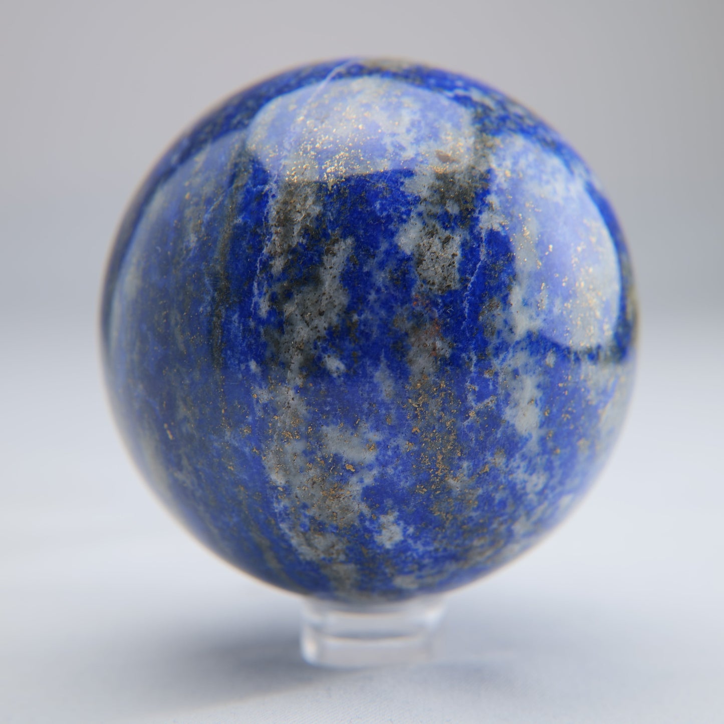 Lapis Lazuli Crystal Sphere 366g 61mm - Luna Panther