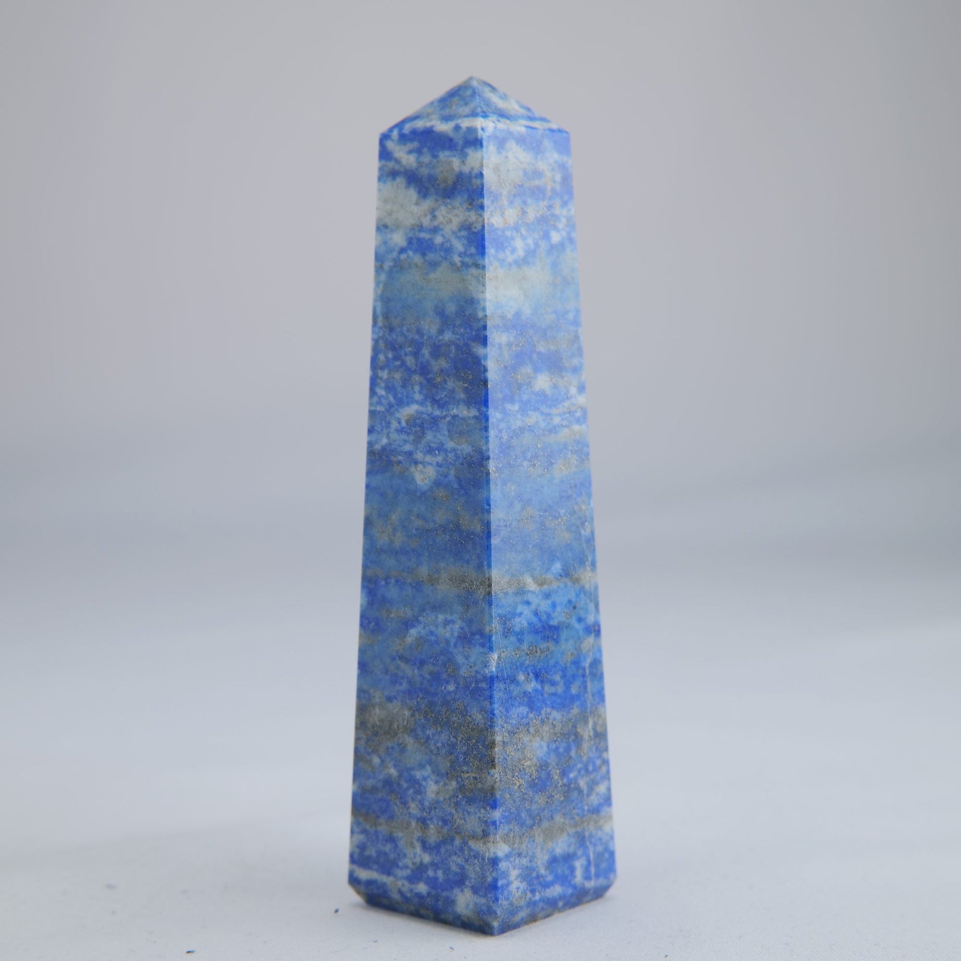 Lapis Lazuli Crystal Tower 131g - Luna Panther
