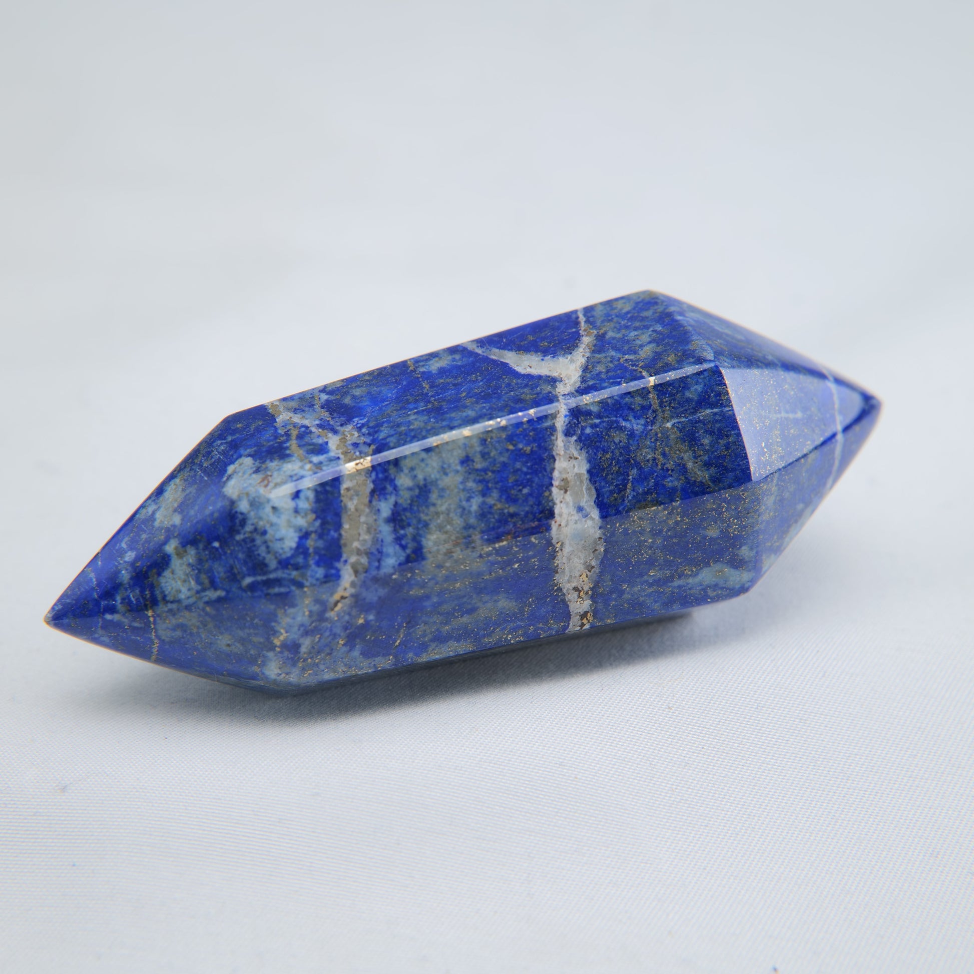 Lapis Lazuli Double Terminated Wand 161g - Luna Panther