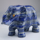 Lapis Lazuli Elephant Carving 715g - Luna Panther