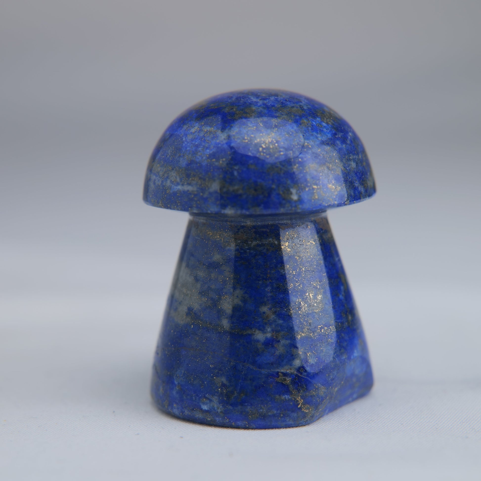 Lapis Lazuli Mushroom Carving 112g - Luna Panther