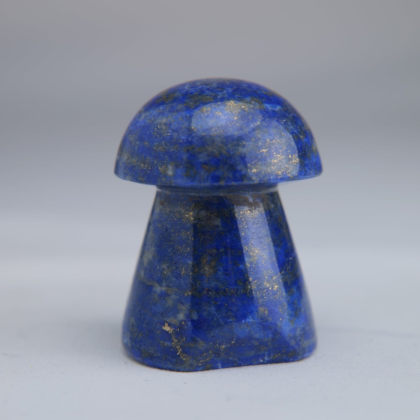 Lapis Lazuli Mushroom Carving 112g - Luna Panther