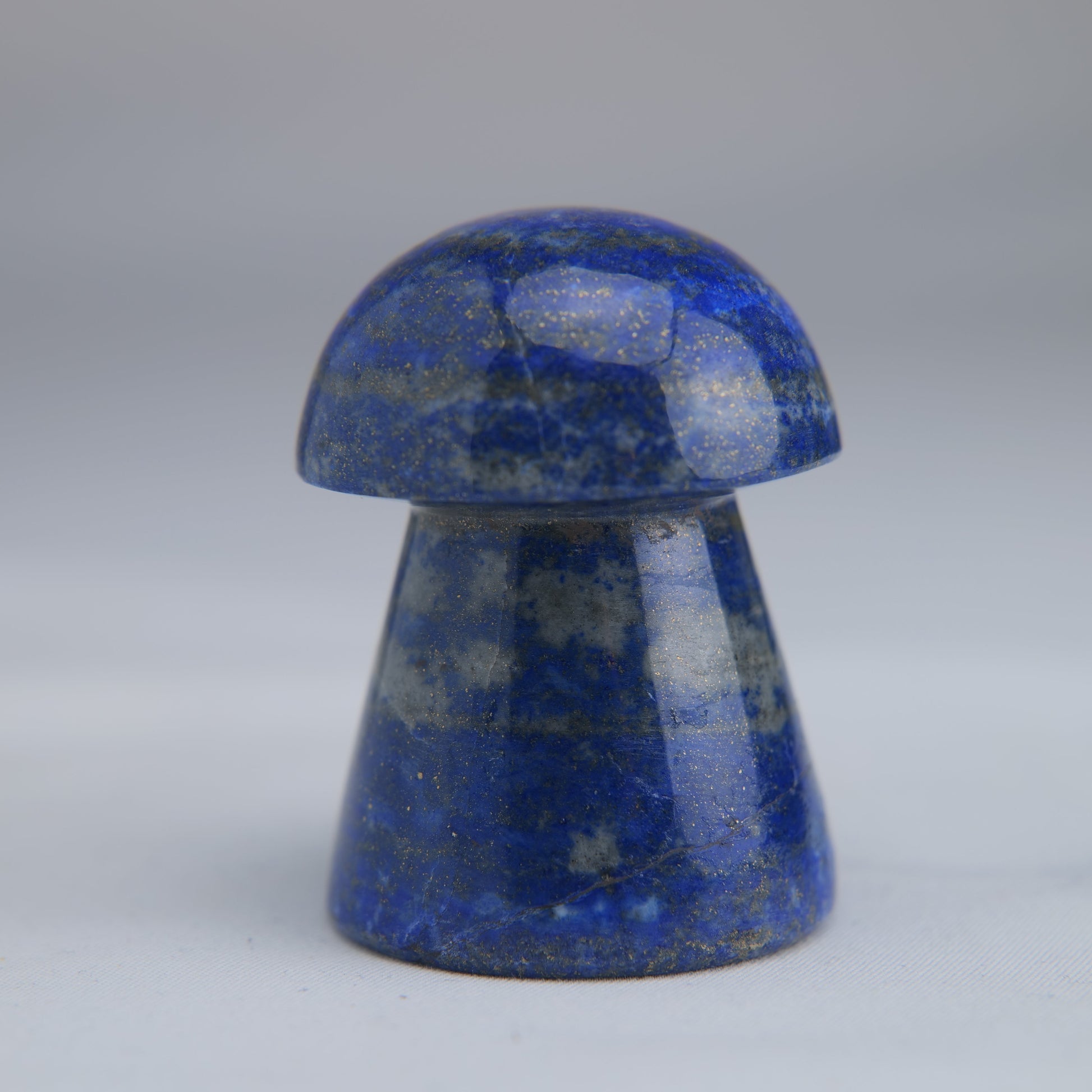Lapis Lazuli Mushroom Carving 112g - Luna Panther