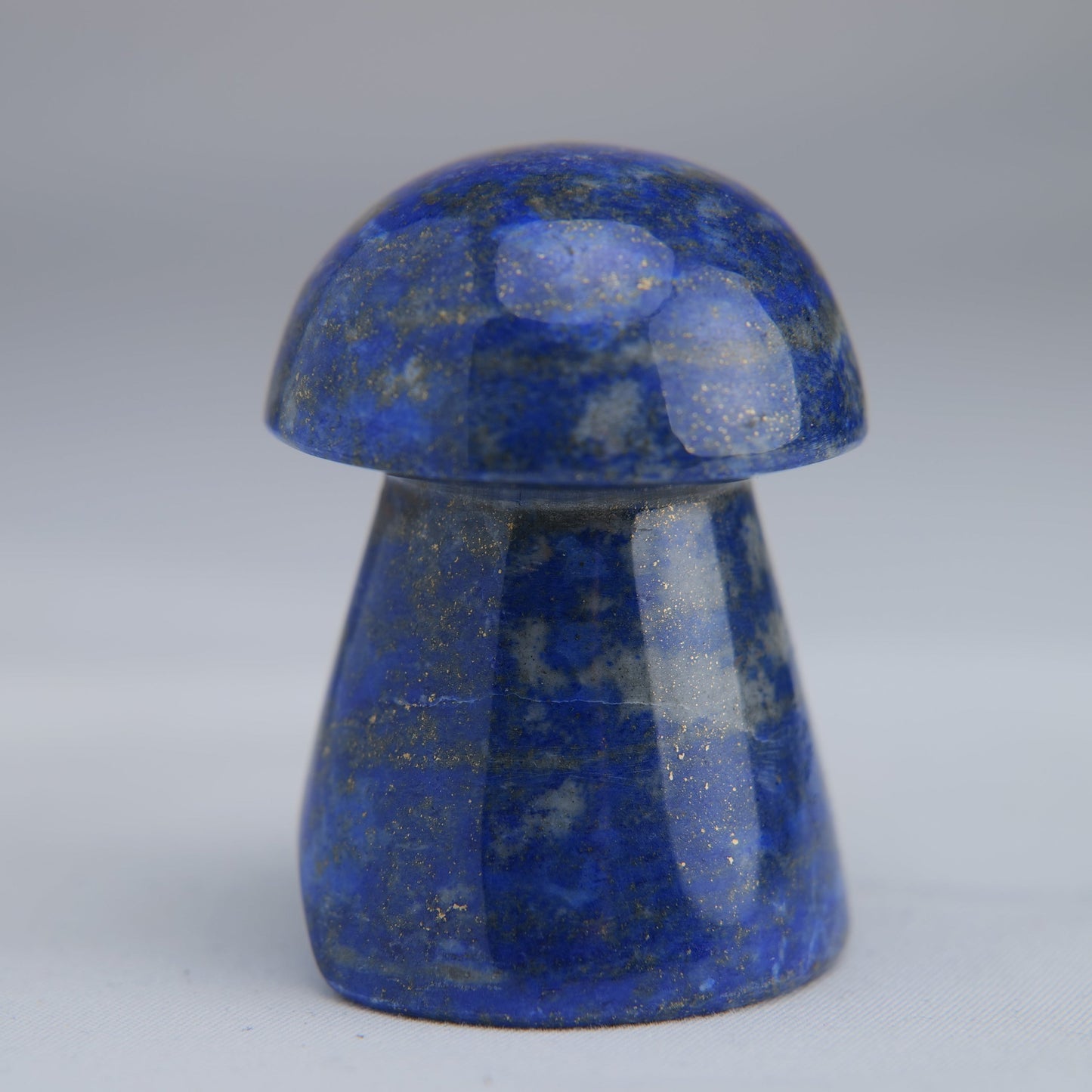 Lapis Lazuli Mushroom Carving 112g - Luna Panther