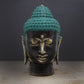 Large Antique Brass Buddha Head - Luna Panther