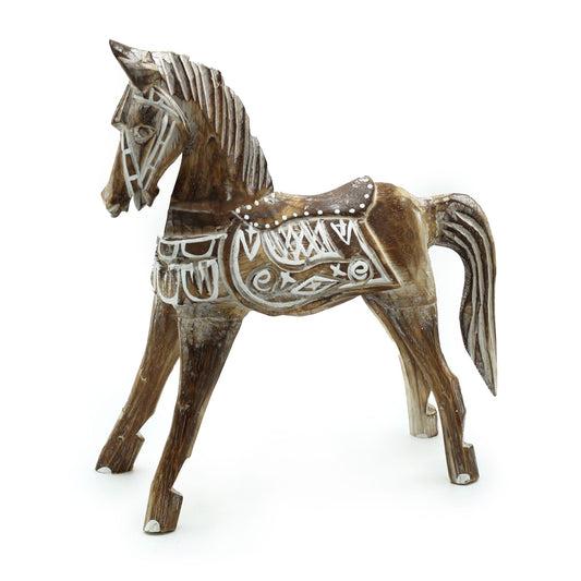 Large Antique Horse 32 cm - Luna Panther