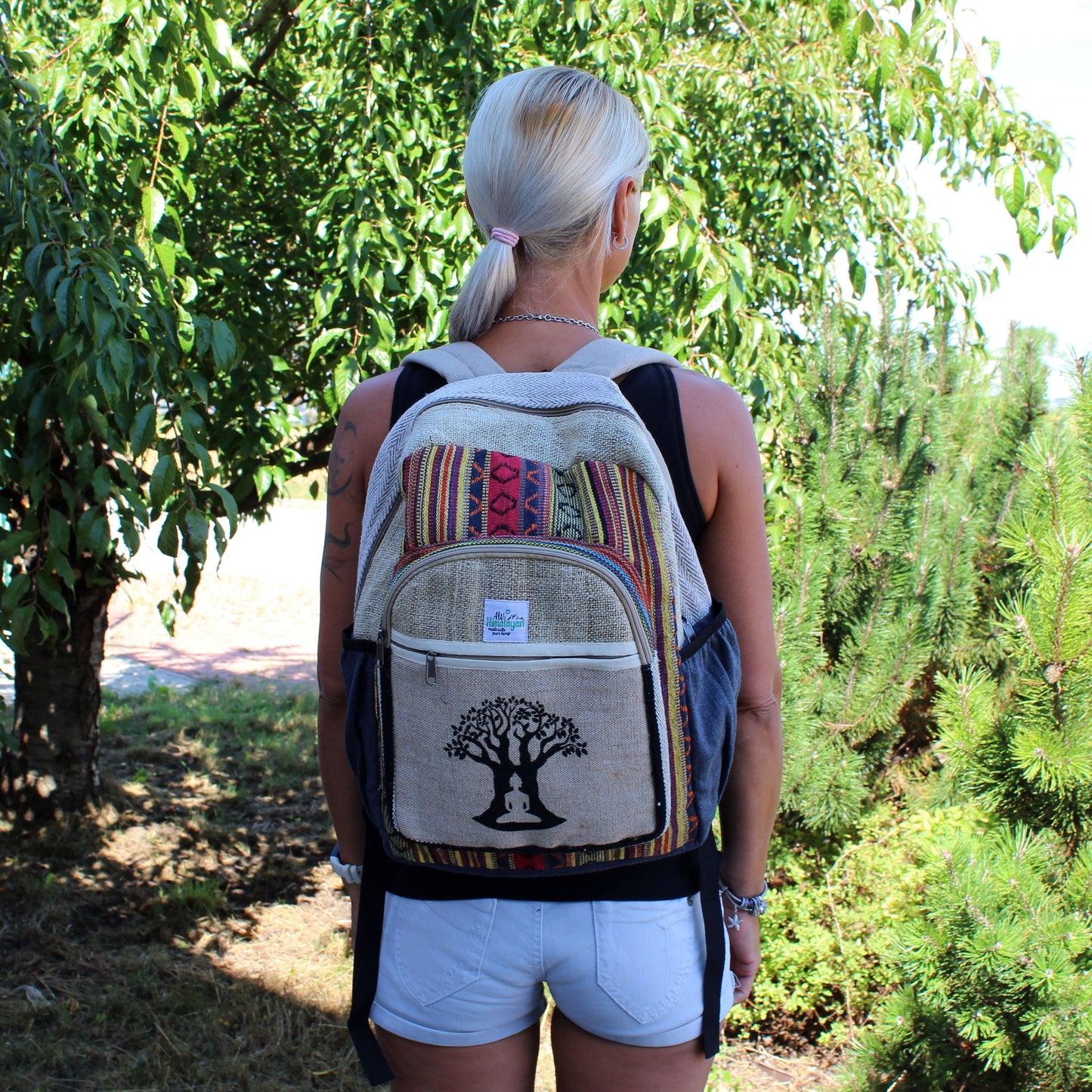 Large Backpack - Bohdi Tree Design - Luna Panther