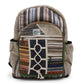 Large Backpack - Rope & Pockets Style - Luna Panther