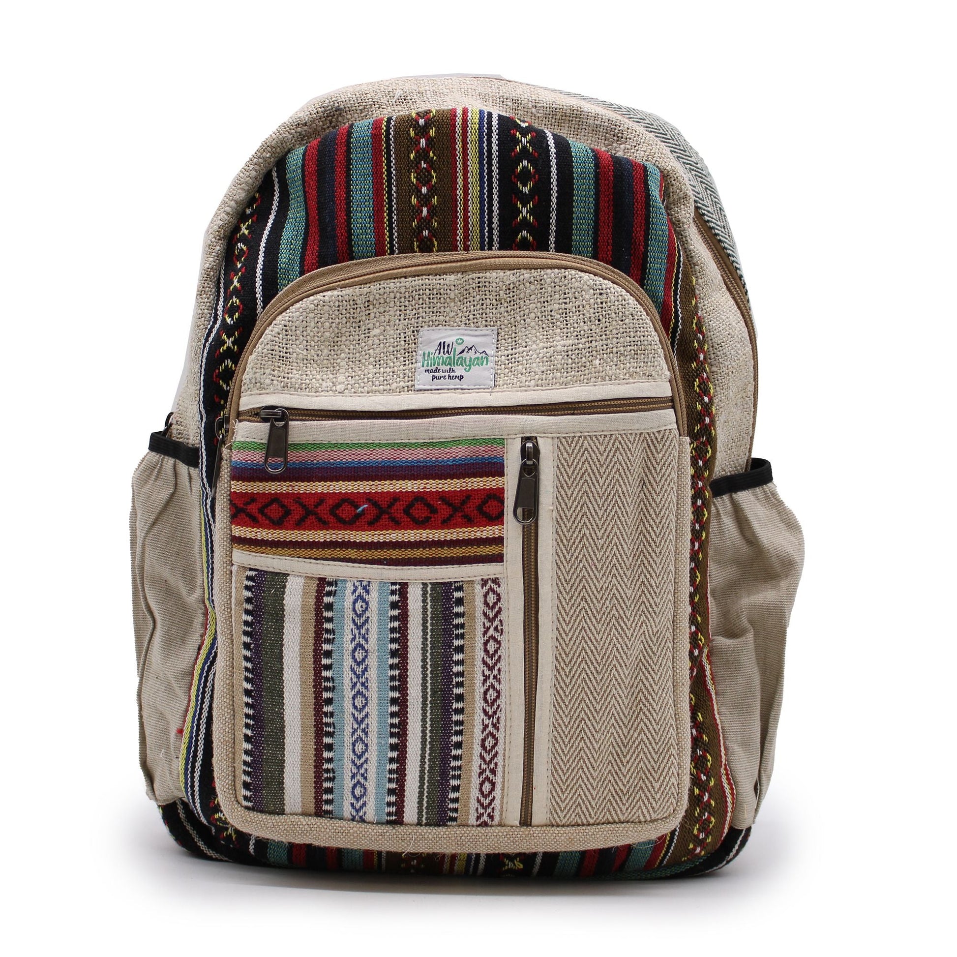 Large Backpack - Straight Zips Style - Luna Panther