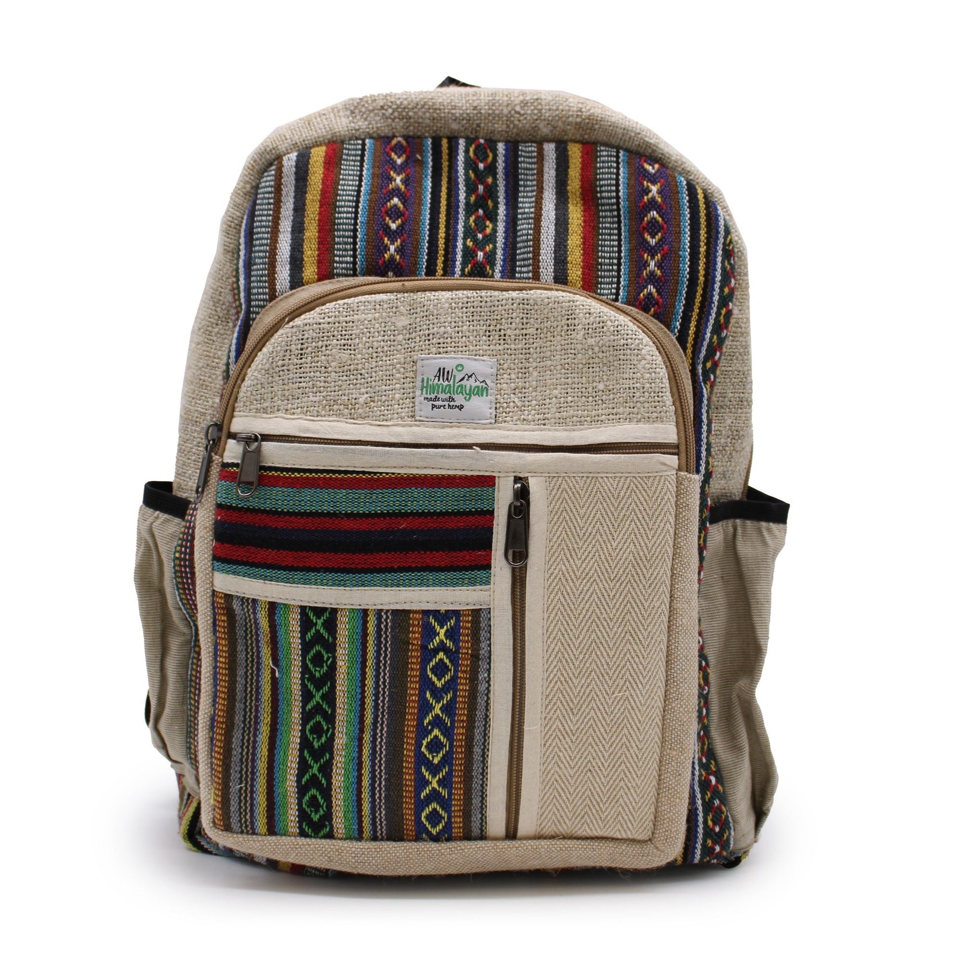 Large Backpack - Straight Zips Style - Luna Panther