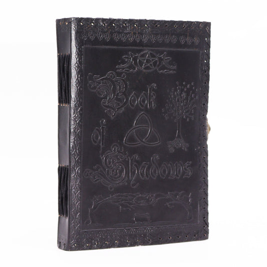 Large Book of Shadows - Black - 200 pages deckle - edged - 25x18x3cm - Luna Panther alternate view