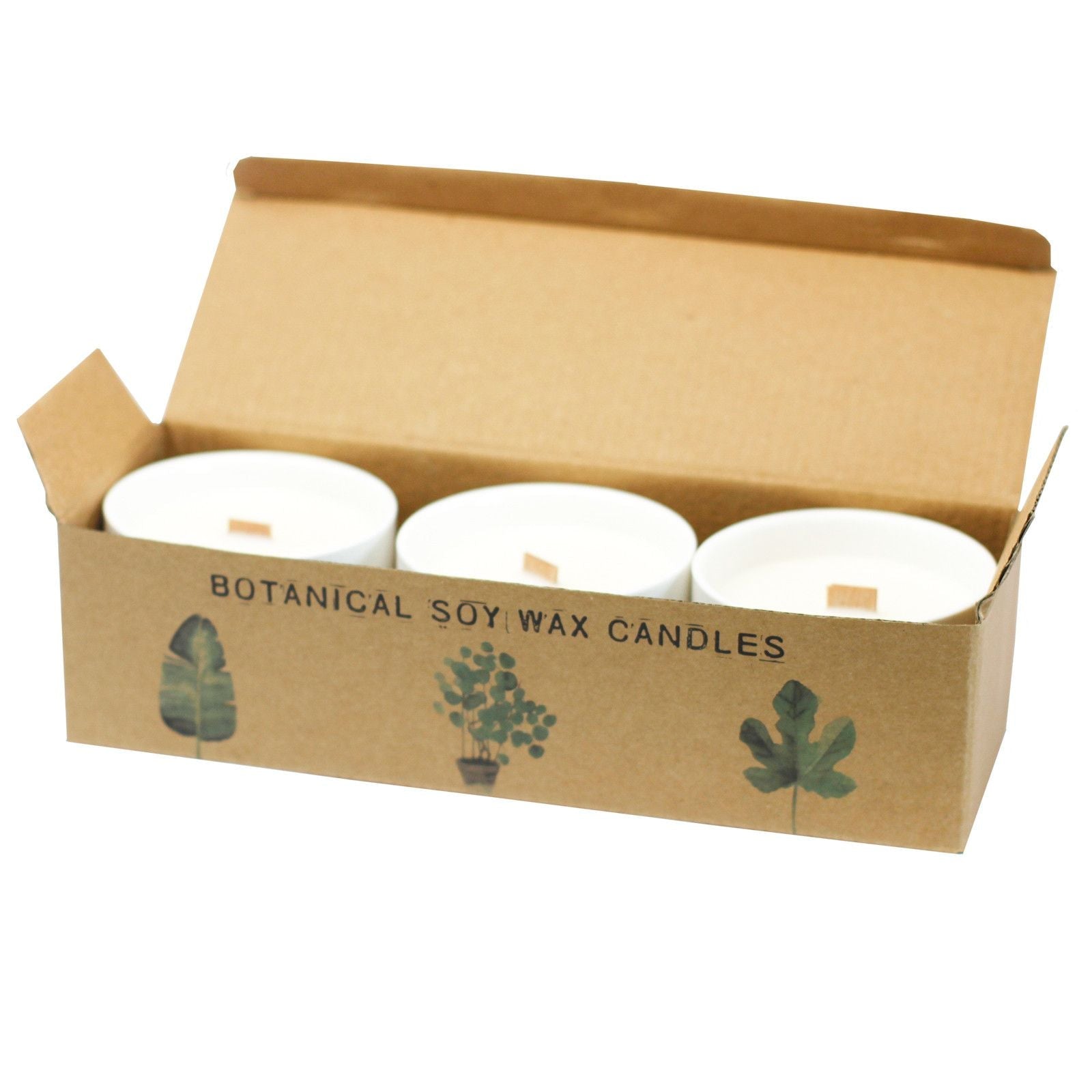 Large Botanical Candles - Marsh Viola - Luna Panther