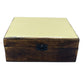 Large Ceramic Glazed Wood Box - 20x15x7.5cm - Concrete - Luna Panther