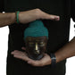 Large Classic Brass Buddha Head - Luna Panther