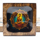 Large Enamelled Mango Tray Set - Buddha - Luna Panther