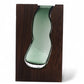 Large Glass Vase/Terrarium inside Dark Tung Wood - Luna Panther