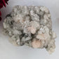 Polished Large Green Apophyllite With Orange Stillbite Mineral 285 Grams featuring natural patterning and unique variations - Luna Panther