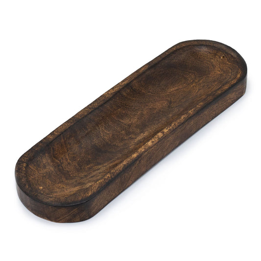 Large Incense Tray 30x10cm - Classic Mango Wood - Luna Panther alternate view