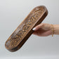 Large Incense Tray 30x10cm - Flower Design - Luna Panther