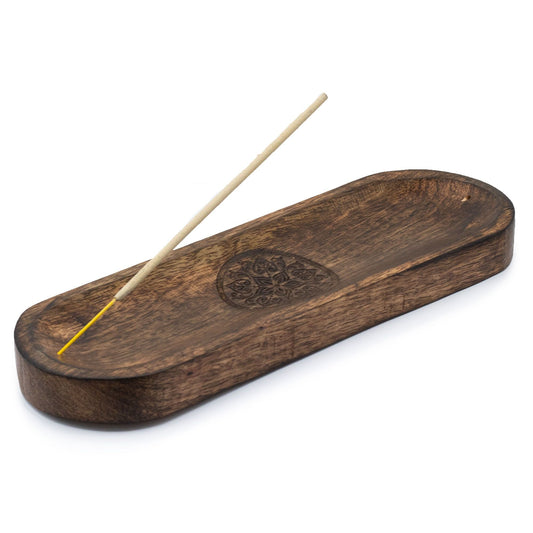 Large Incense Tray 30x10cm - Mandala - Luna Panther