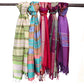 Large Indian Boho Scarves - 28x72cm - Random Purples - Luna Panther