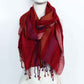 Large Indian Boho Scarves - 28x72cm - Random Purples - Luna Panther