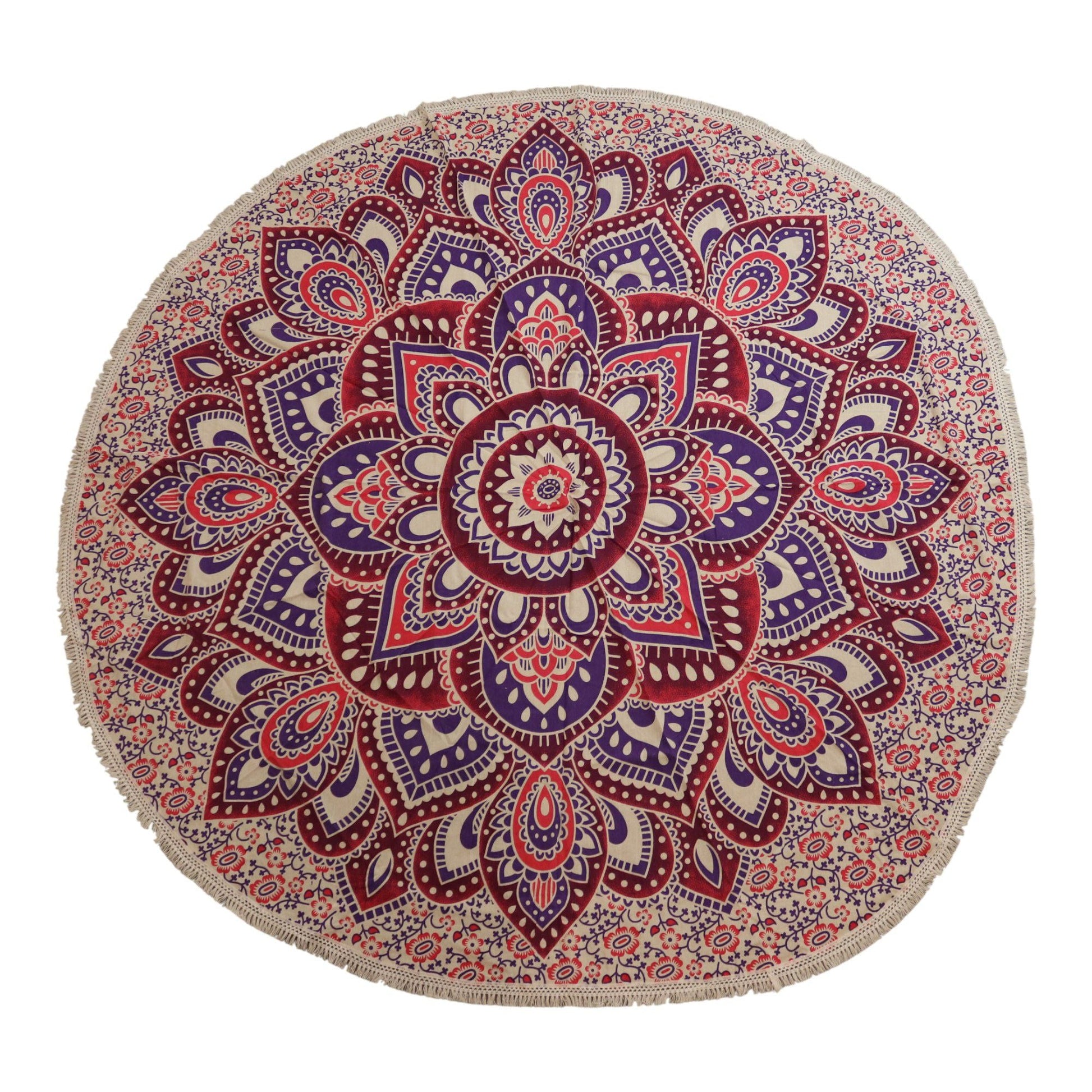 Large Mandala Roundy Art (180cm) - Pink & Purple - Luna Panther