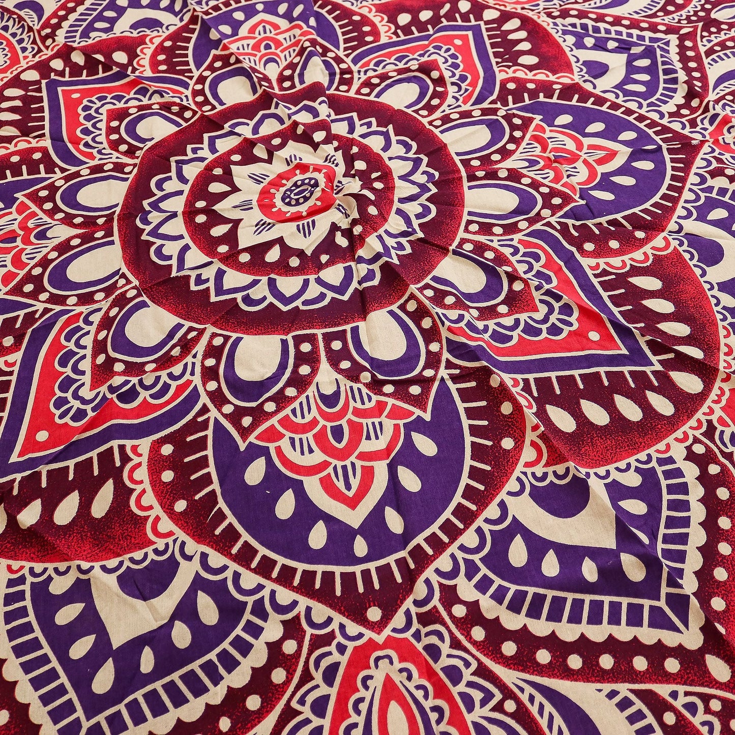 Large Mandala Roundy Art (180cm) - Pink & Purple - Luna Panther