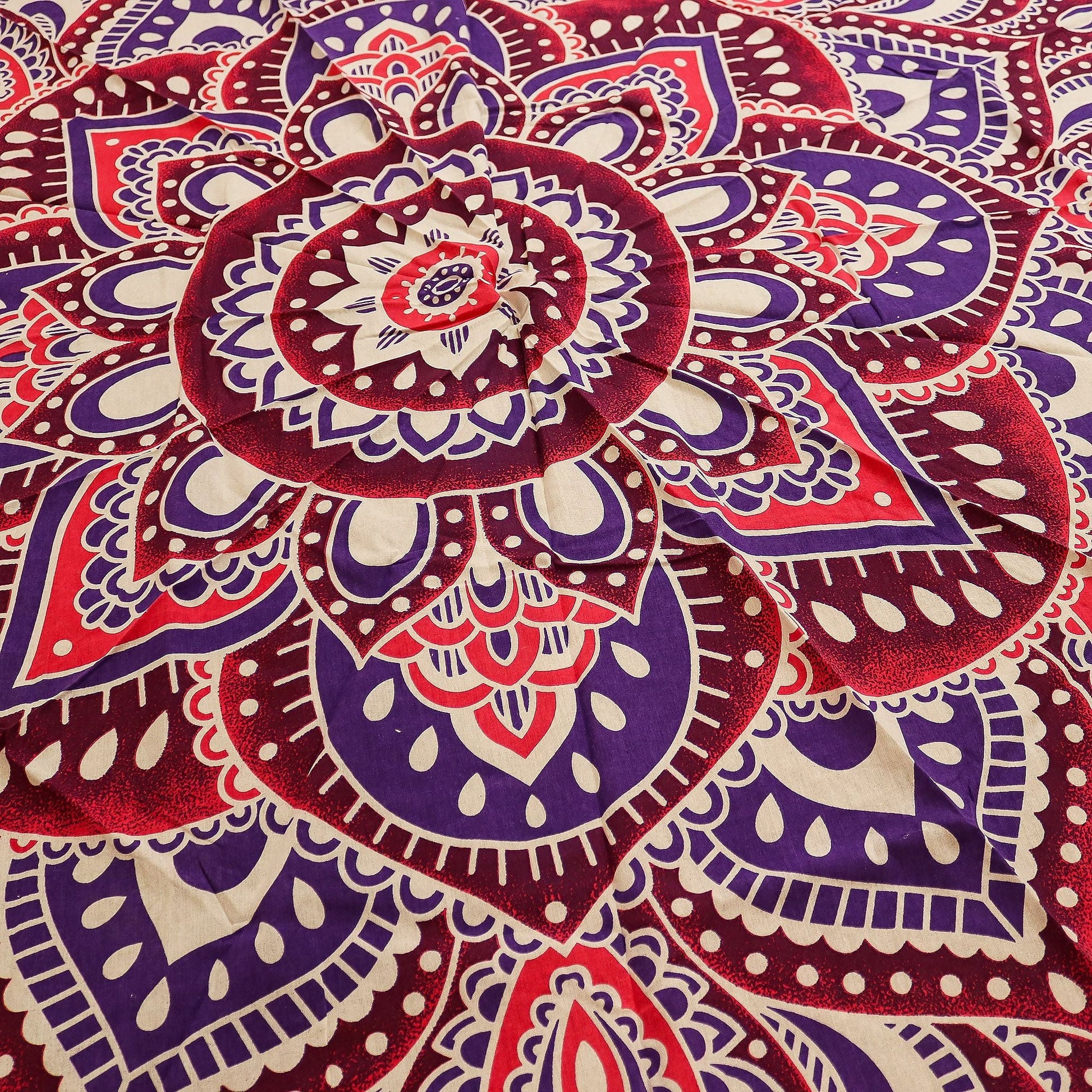 Large Mandala Roundy Art (180cm) - Pink & Purple - Luna Panther