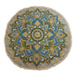 Large Mandala Roundy Art (180cm) - Yellow & Blue - Luna Panther