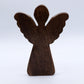 Large Mango Wood Angel – Gold Decor — sculptures & statues, image 4 of 8.