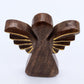 Large Mango Wood Angel – Gold Decor — sculptures & statues, image 5 of 8.