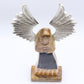 Large Mango Wood Guardian Angel – Metal Wings & Enamel Detail — sculptures & statues, image 6 of 8.