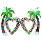 Large Mosaic Coconut Double Picture Frame detail view 8