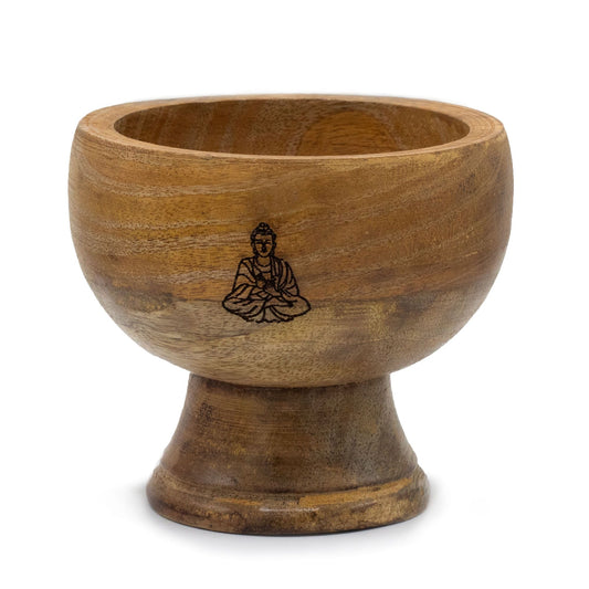 Large Ritual Bowl Incense Cone Holder 11x6cm - Buddha - Luna Panther alternate view