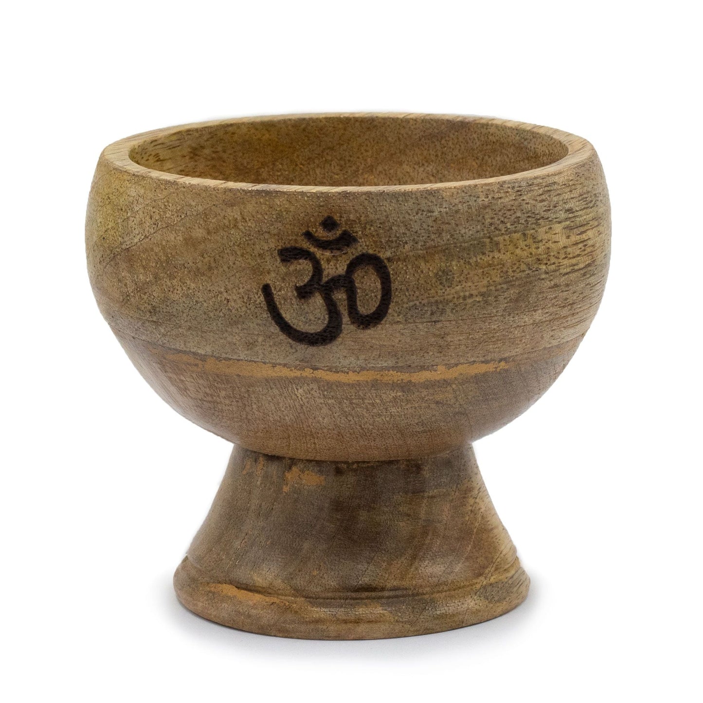 Large Ritual Bowl Incense Cone Holder 11x6cm - Om - Luna Panther