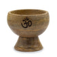 Large Ritual Bowl Incense Cone Holder 11x6cm - Om - Luna Panther
