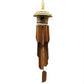 Large Round Seagrass Bird Box with Chimes 56x20cm - Luna Panther