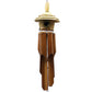 Large Round Seagrass Bird Box with Chimes 56x20cm - Luna Panther