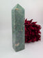 Polished Large Ruby Fuchsite Tower 805g featuring natural patterning and unique variations - Luna Panther
