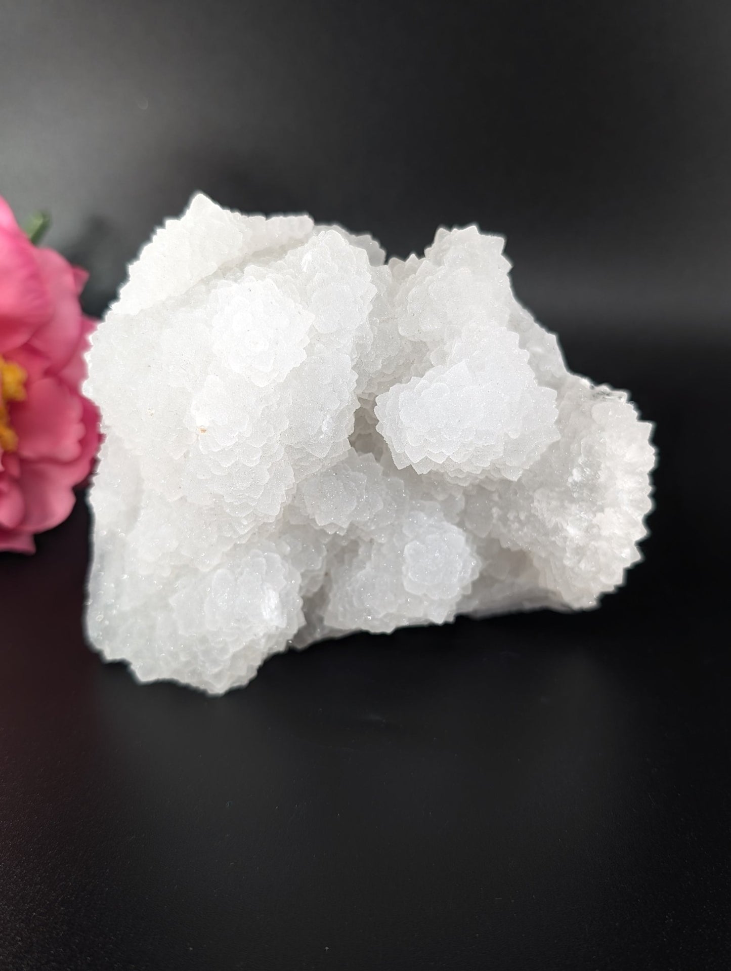Natural Large Sugar Quartz Cluster 485g featuring natural patterning and unique variations - Luna Panther
